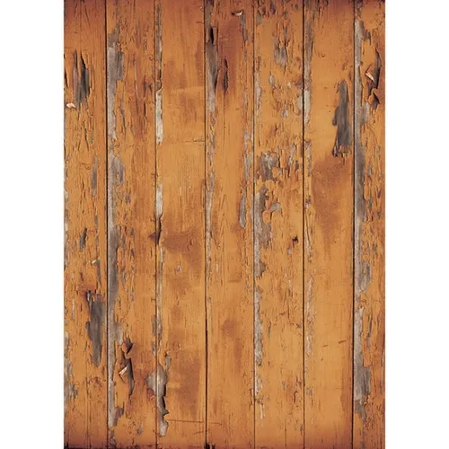 Westcott Distressed Wood Matte Vinyl Backdrop 1.52m x 2.13m   Rich Brown
