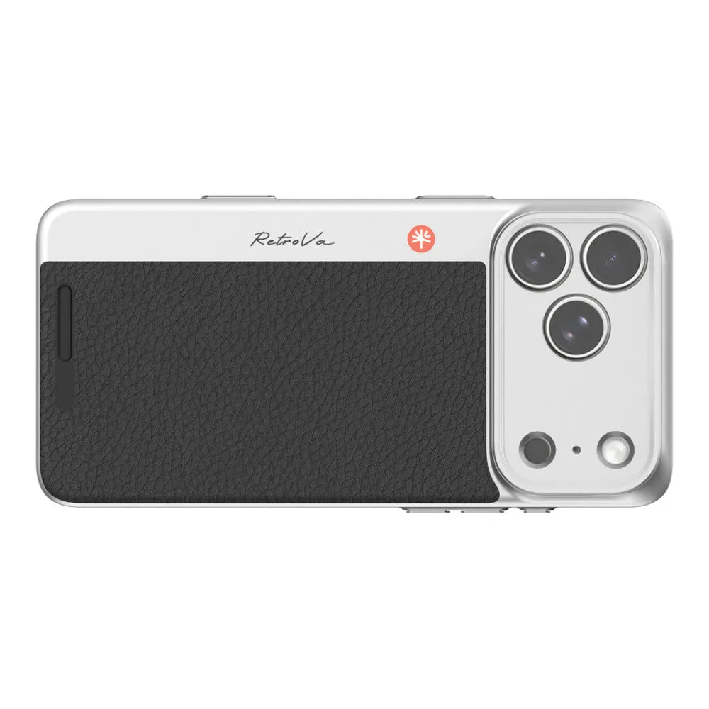 PGYTECH RetroVa Phone Case (Graphite Black iPhone 17/18 Pro Max)