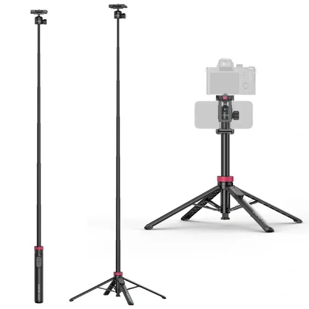 Ulanzi MT 44 B 2 in 1 Selfie Stick Tripod (White)(Bluetooth)