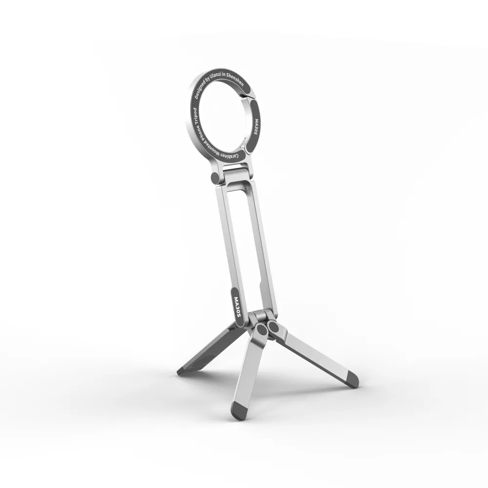 Ulanzi MA30S Carabiner Phone Stand (Silver,Slim Version)