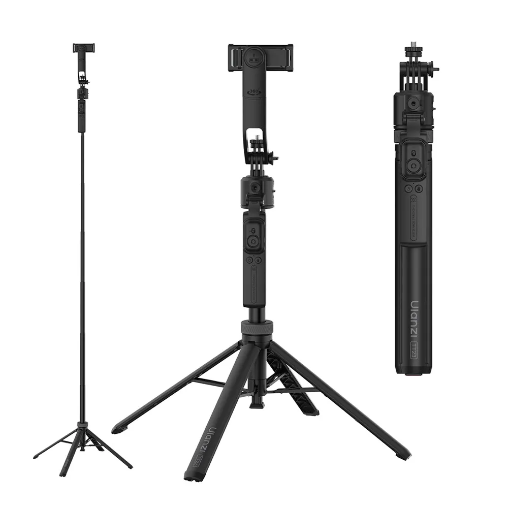 Ulanzi TT23 Auto Tracking Selfie Stick Tripod V2(Phone Clamp Version)