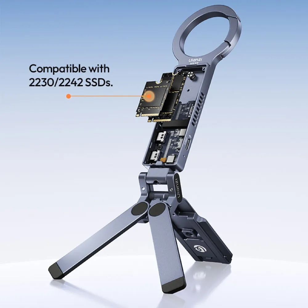 Ulanzi MA58 Maglock SSD Enclosure with Phone Stand