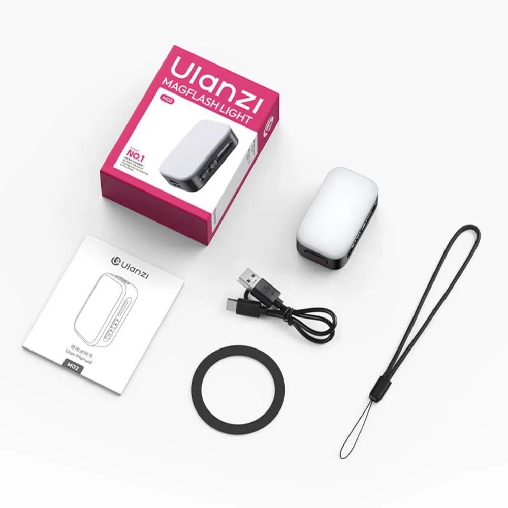 Ulanzi M02 Portable Mini Flashlight for Phone(Non 3C Battery)