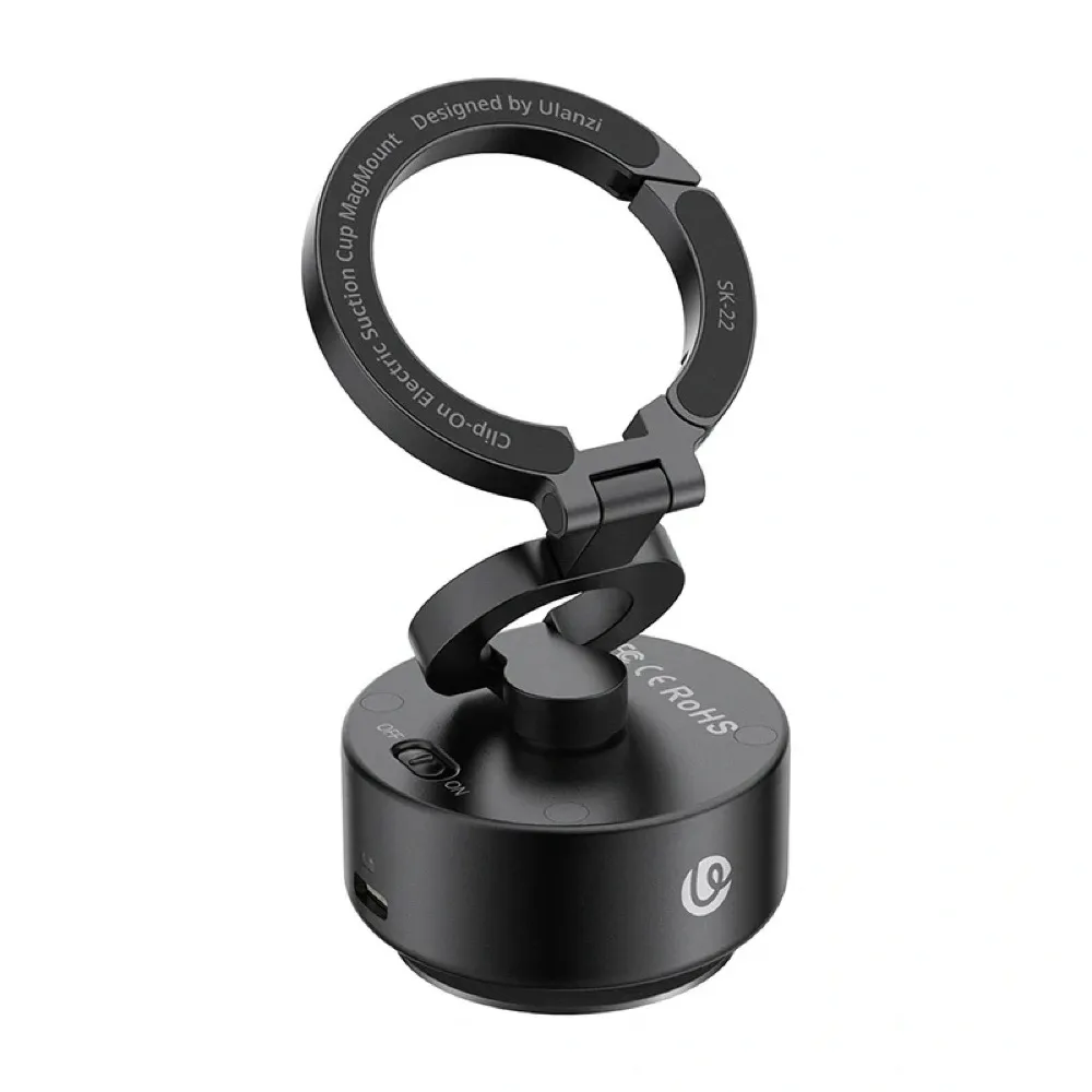 Ulanzi SK 22 Clip On Electric Suction Cup MagMount