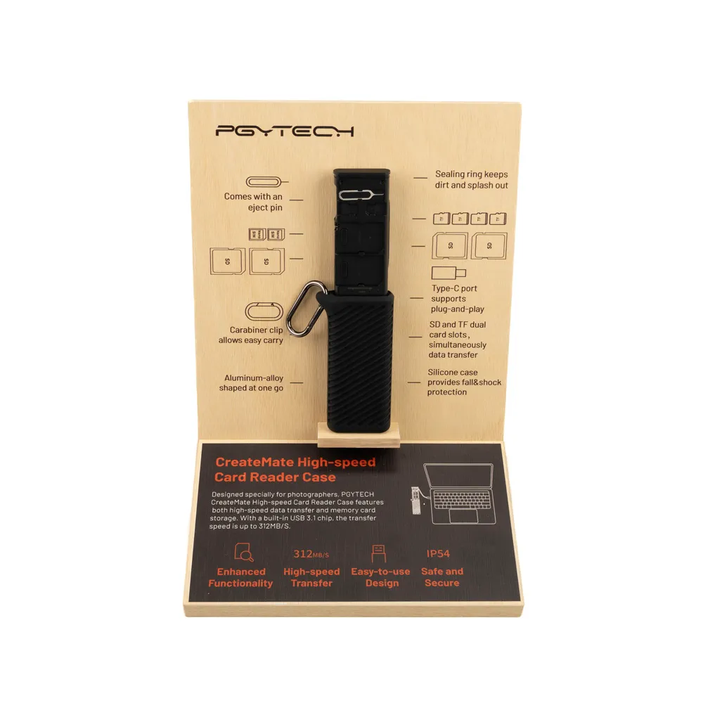 PGYTECH Display for CreateMate Card Reader Case SD