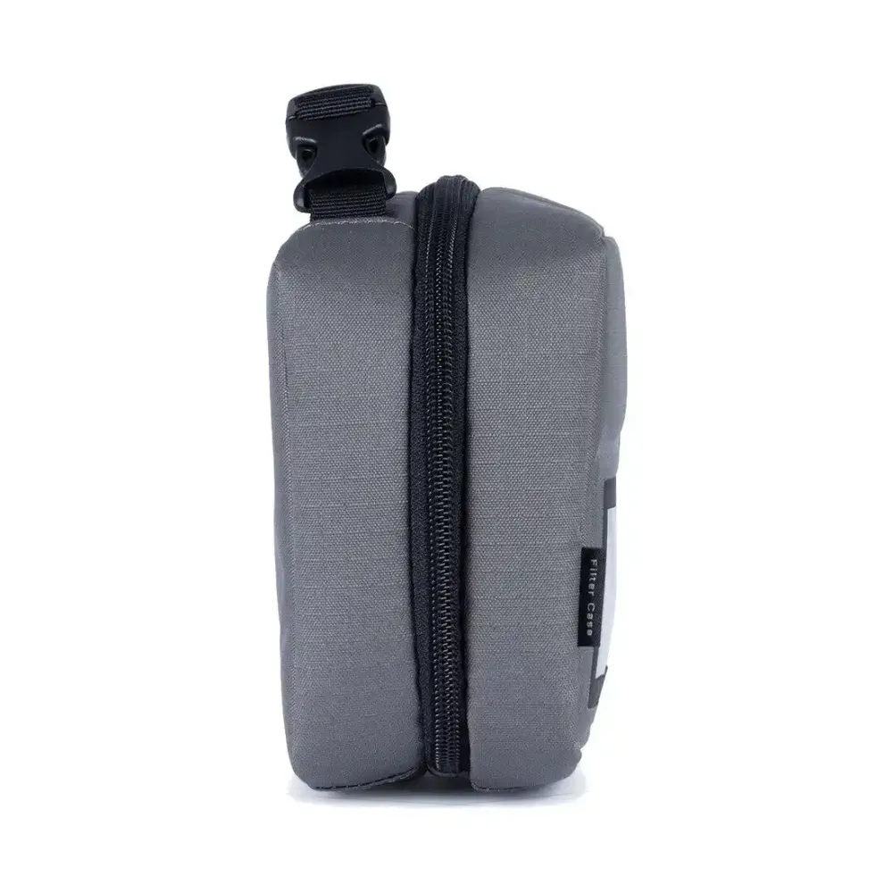 F Stop Filter Case (Grey) Black Zipper
