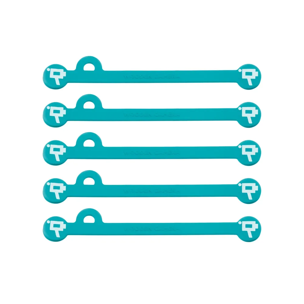 Wooden Camera Cine Mag Ties - Teal - 105mm