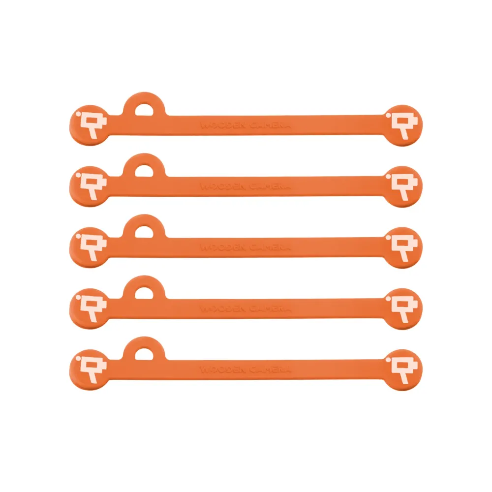 Wooden Camera Cine Mag Ties - Orange - 175mm