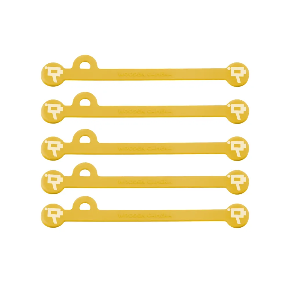 Wooden Camera Cine Mag Ties - Yellow - 175mm