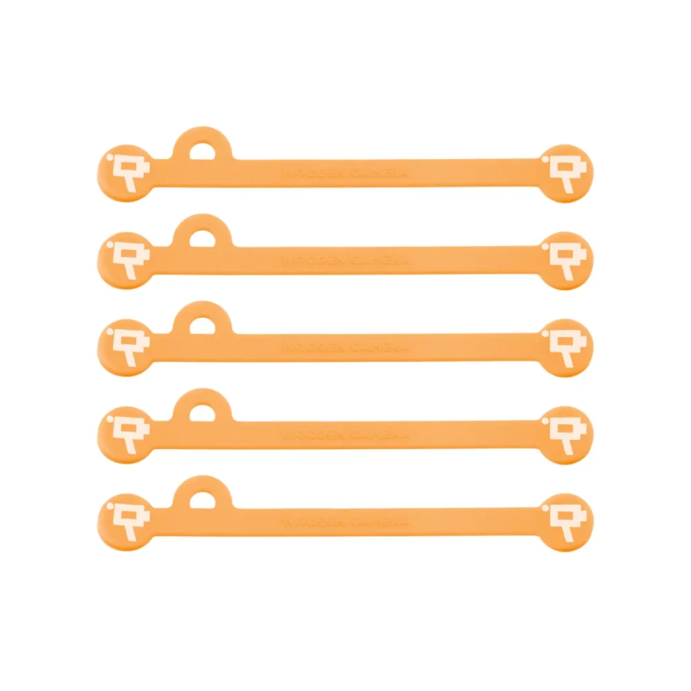 Wooden Camera Cine Mag Ties - Neon Orange - 175mm