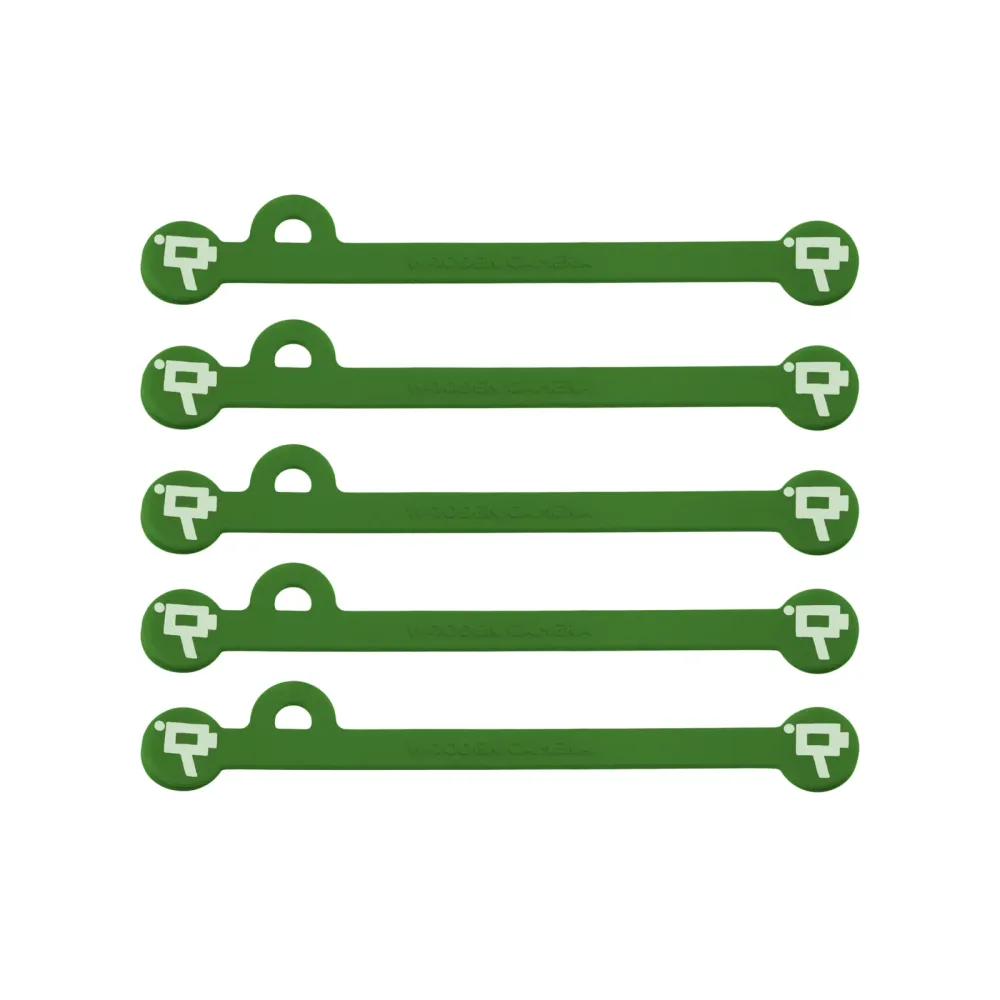 Wooden Camera Cine Mag Ties - Green - 105mm