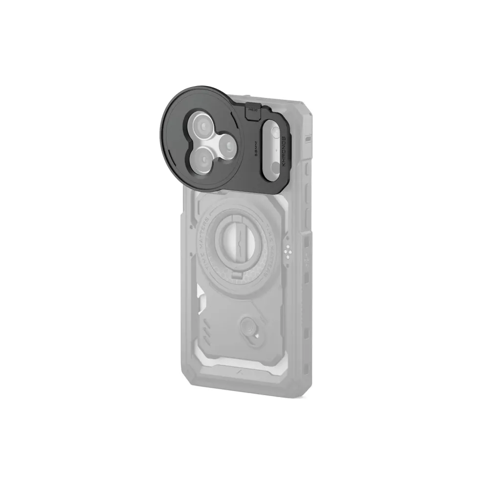 Tilta Khronos 58mm Filter Tray for iPhone 18 Pro Max - Black