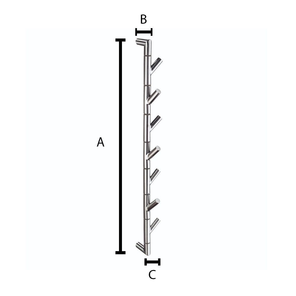 Smedbo FK630 Swivel hooks, Polished Stainless Steel