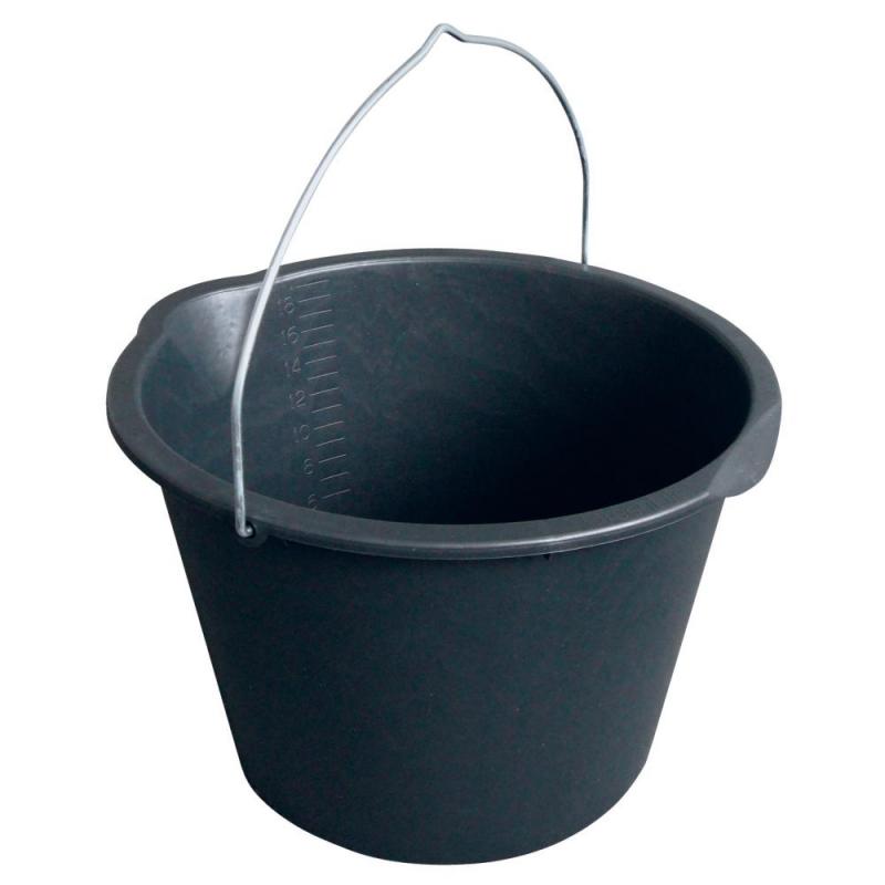 MURBRUKSHINK PLAST 20L SVART