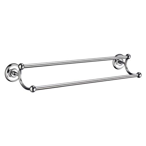 Dubbel Handduksstång Villa Polerad Krom Smedbo K2364