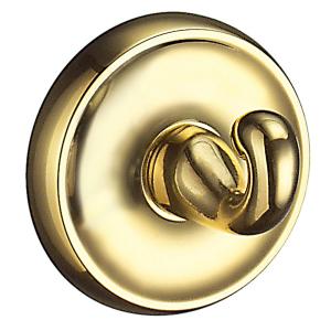 Single Hook Villa Polished Brass Smedbo V245