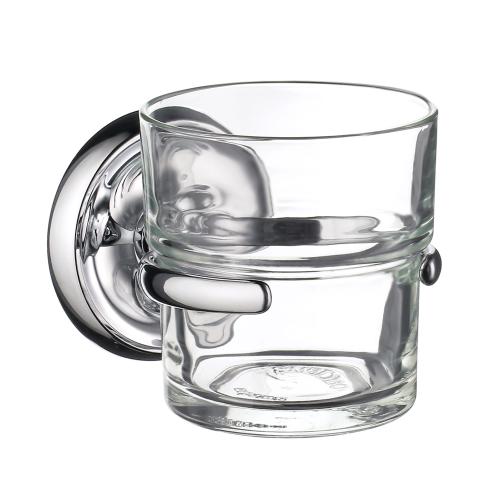 Holder With Toothbrush Mug Villa Polished Chrome Smedbo K243