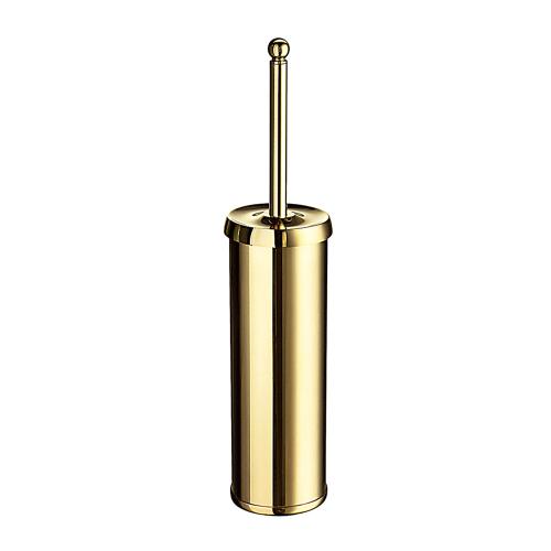 Toilet Brush Freestanding Villa Polished Brass Smedbo V233