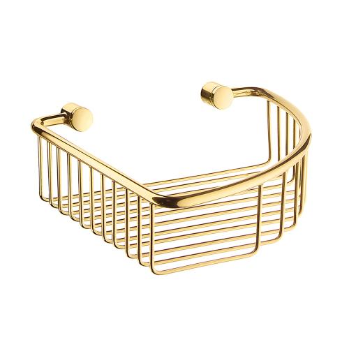 Corner Shower Basket Villa Polished Brass Smedbo V274