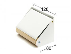Toilet Paper Holder 3400, White, Habo 82065