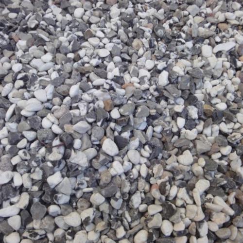 Dansk Søsten Sort/Hvid 8-16mm Stor Sæk 300kg