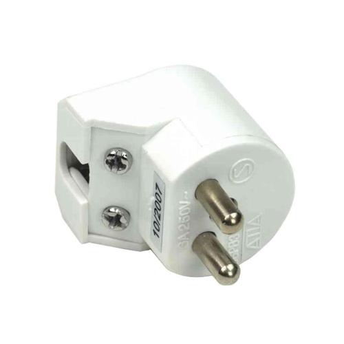 Lampestik Til Ledning 2Polet Sideindgang Ujordet 230V IP20 Hvid