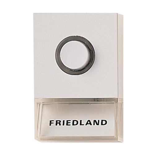 Dørtrykknap Pushlite Hvid