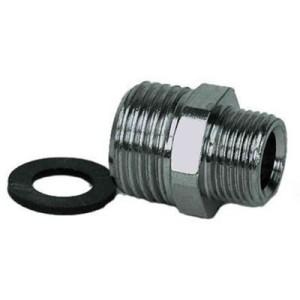 ÖVERGÅNGSNIPPEL R15XR20MM KROM