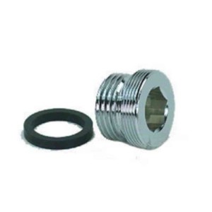 Övergångsnippel M24x1InvändigxR15Utvändig Förkromad Trio Perfekta