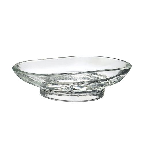 Spare Soap Dish Clear Glass Xtra Smedbo V248G
