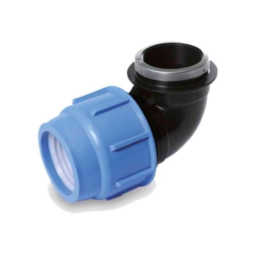 PEM Coupling Polypropylene Angle Internal Thread 20mmxG20 Plastic Gelia