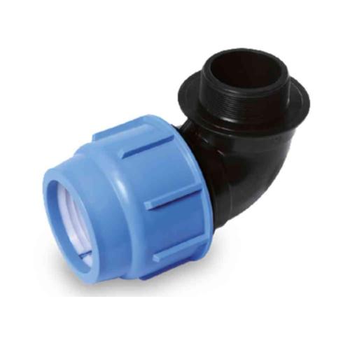 PEM Coupling Polypropylene Angle External Thread 32mmxG25 Plastic Gelia