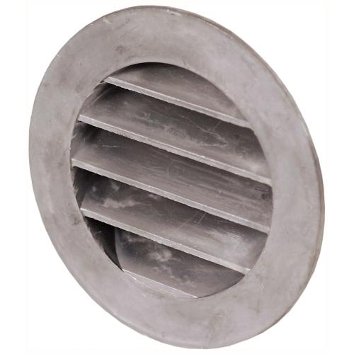 External Wall Grille Fresh Ø100 mm Cast Aluminium