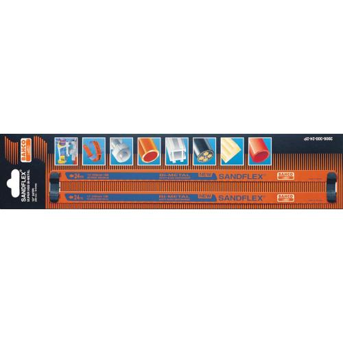 Bågfilsblad 3906-300-24, 300mm, 10st, Bahco