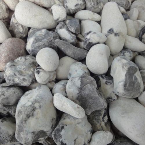 Dansk Søsten Dekorationssten Sort/Hvid 16-32mm 300kg