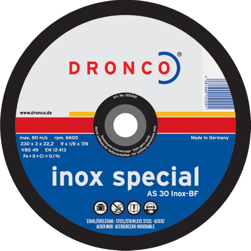 Kapskiva 180x2,2x22,2mm Dronco