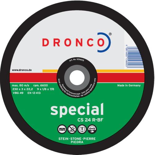 Cutting Disc For Stone 180x3x22.2mm Dronco