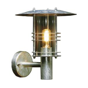 Væglampe Stockholm Med Klar Polycarbonat E27 46W 220-240V IP54 Norlys 280GA