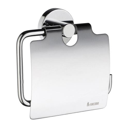 Toalettpappershållare Med Lock Home Polerad Krom Smedbo HK3414