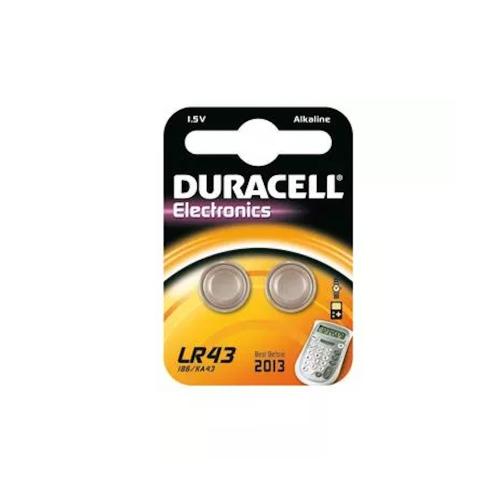 Batteri Alkalisk LR43 B2 1,5V 2st Duracell