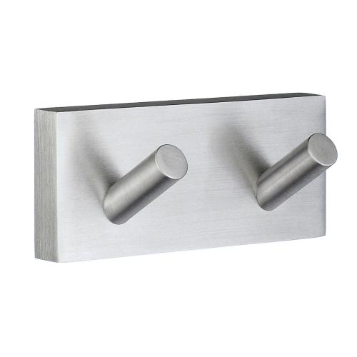 Dubbelkrok House 90mm Borstad Krom Smedbo RS356