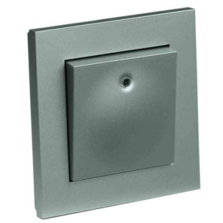 STRÖMBRYTARE ELKO PLUS 1POL ALUMINIUM