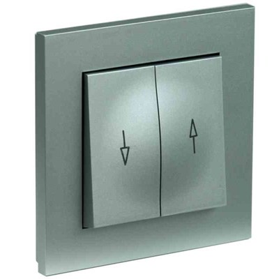 STRÖMBRYTARE ELKO PLUS 2POL MARKIS ALU