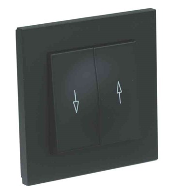 STRÖMBRYTARE ELKO PLUS 2POL SVART