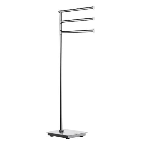 Towel Bar Swivel 3-Arm Outline Lite Polished Stainless Steel Smedbo FK604