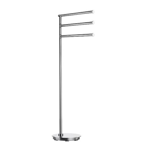 Svängbar 3-Armad Handduksstång Rund Outline Lite Polerat Rostfritt Stål Smedbo FK608