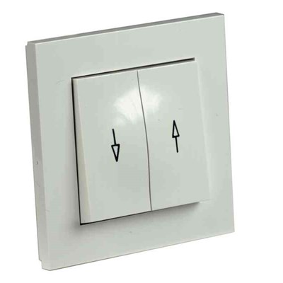 STRÖMBRYTARE DUBBEL TRAPP ELKO PLUS VIT