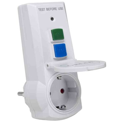 Fejlstrømsafbryder Med Nulspændingsbeskyttelse 4Polet A-Type 16A 30mA 230V Gelia