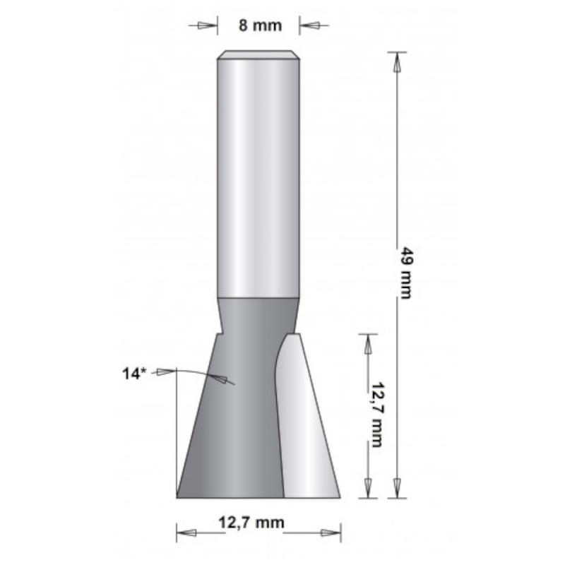 Avgradnings Sinkfräs 104°, HiKOKI 754089