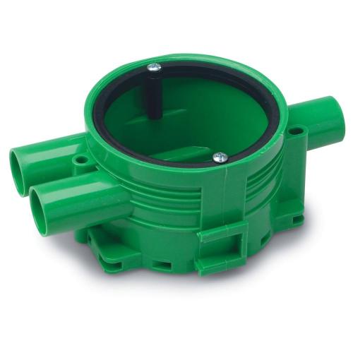 Apparatboks ED-13, Enkelt Gips, Grøn, Bårebo 962125